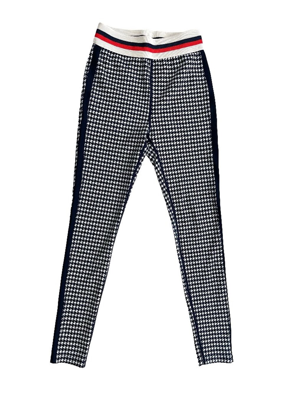 Splits59 Houndstooth Leggings XS Navy High Rise Athleisure